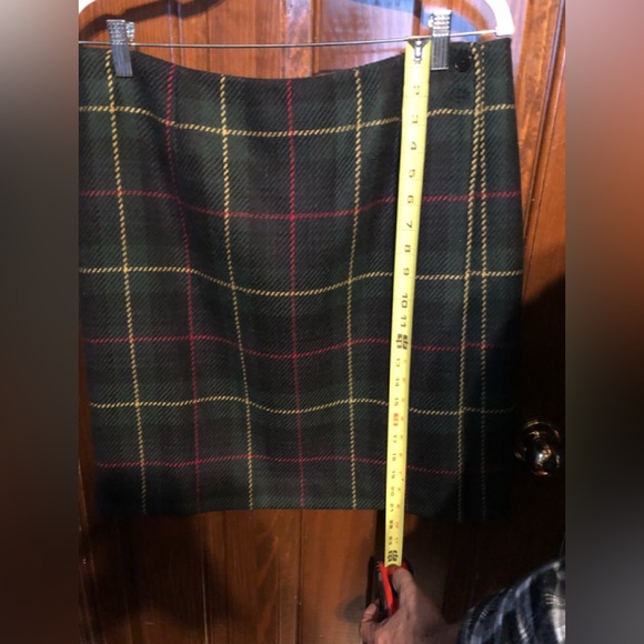 Talbots Wool Plaid Skirt, Size 14, Excellent preowned condition - Picture 5 of 8